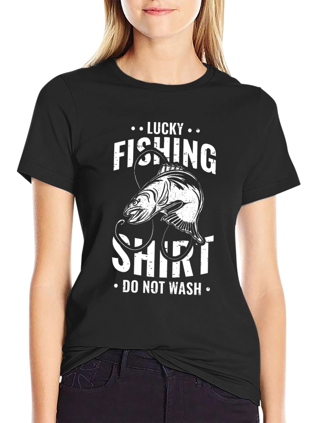 Lucky Fishing Shirt - Do Not Wash Graphic Tee