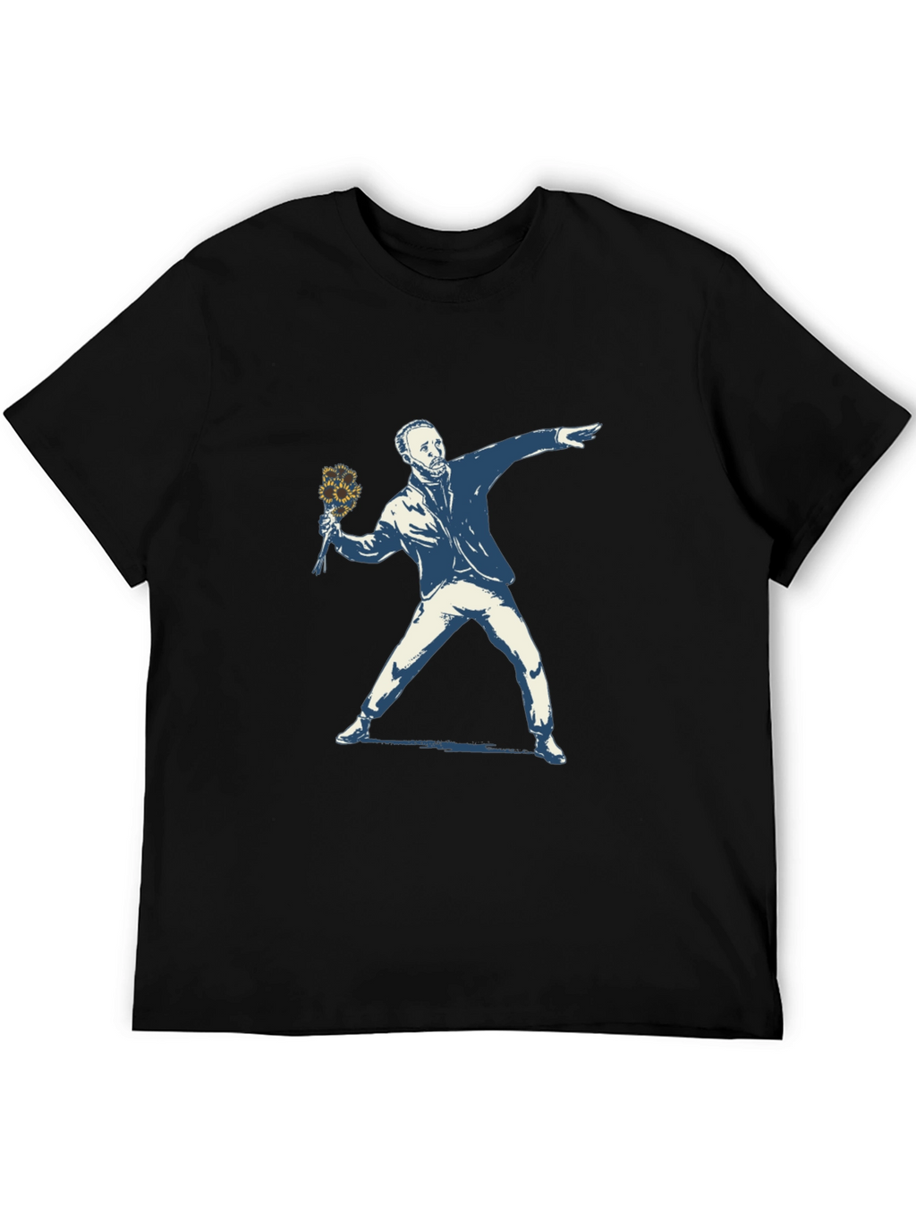 Banksy Flower Thrower T-Shirt