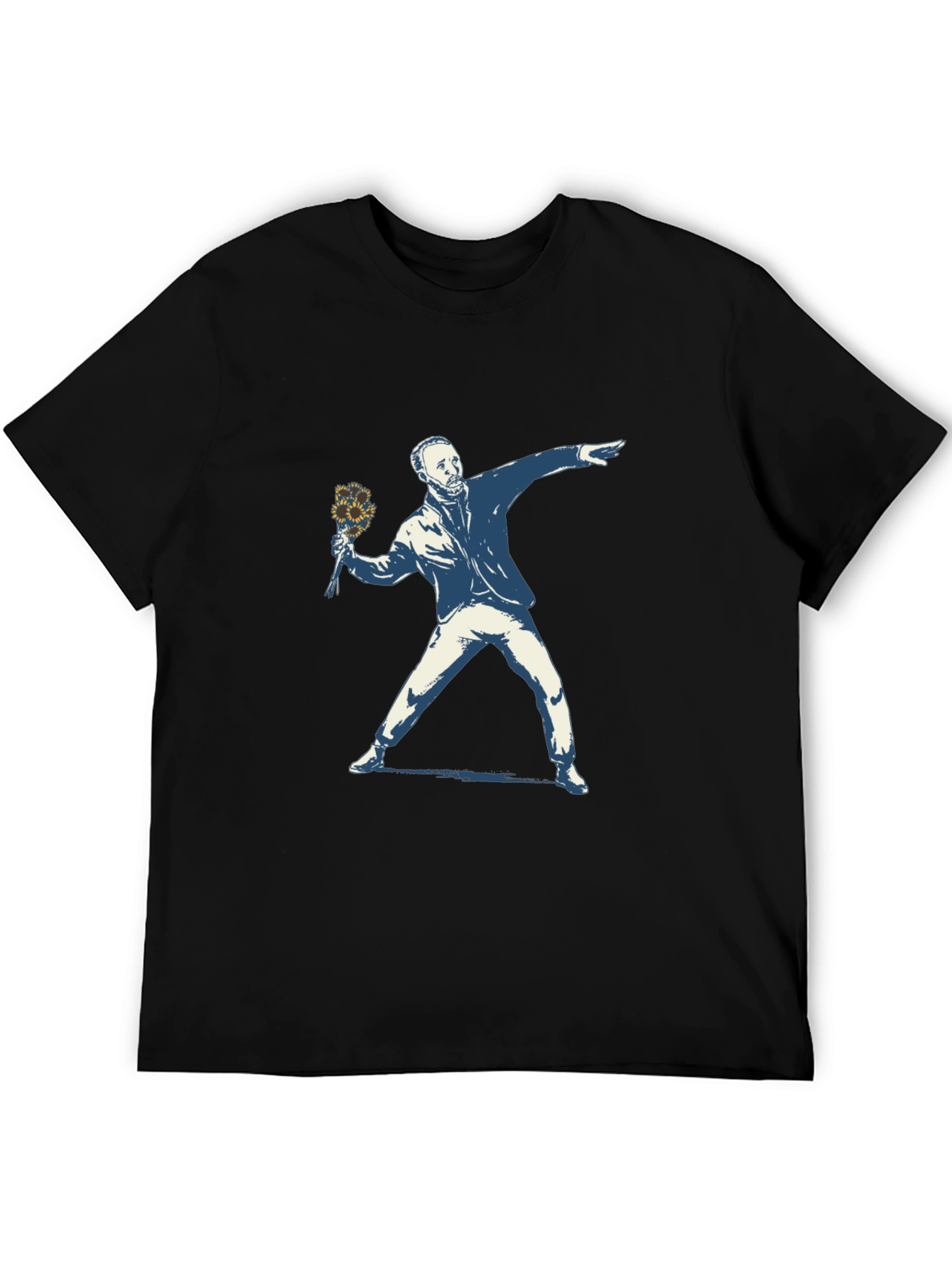 Banksy Flower Thrower T-Shirt