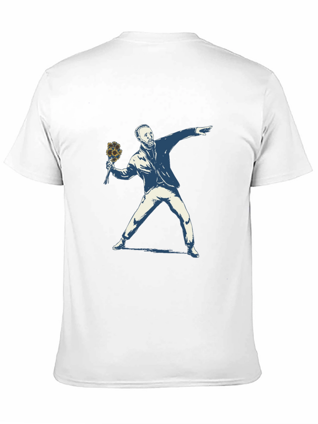 Banksy Flower Thrower T-Shirt