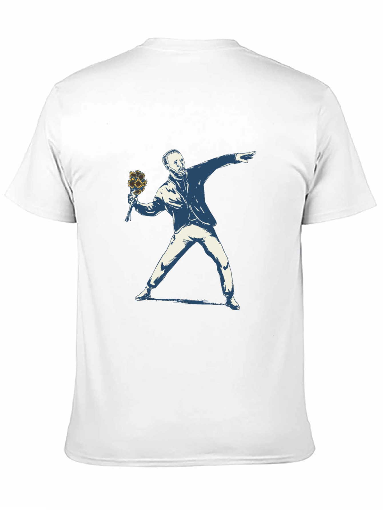 Banksy Flower Thrower T-Shirt