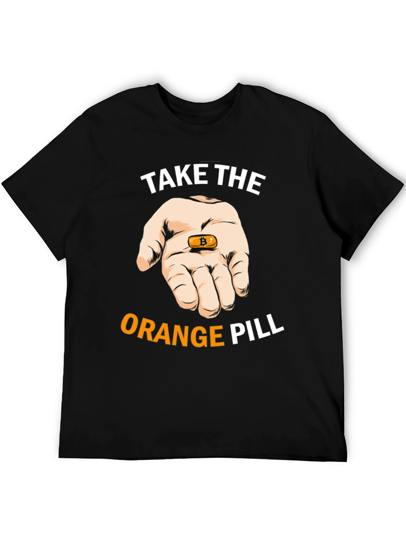 Bitcoin T-Shirt: Take the Orange Pill Crypto Tee