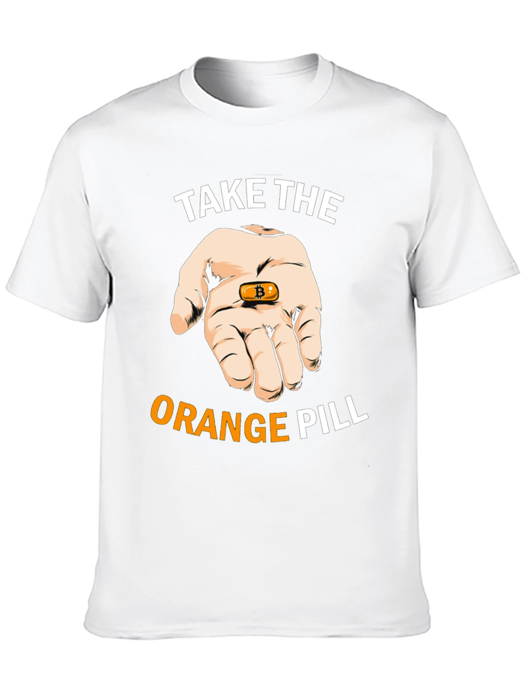 Bitcoin T-Shirt: Take the Orange Pill Crypto Tee