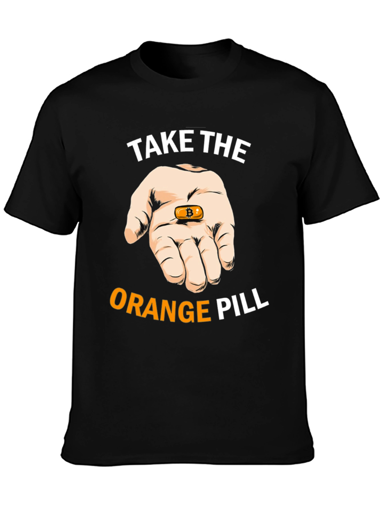 Bitcoin T-Shirt: Take the Orange Pill Crypto Tee