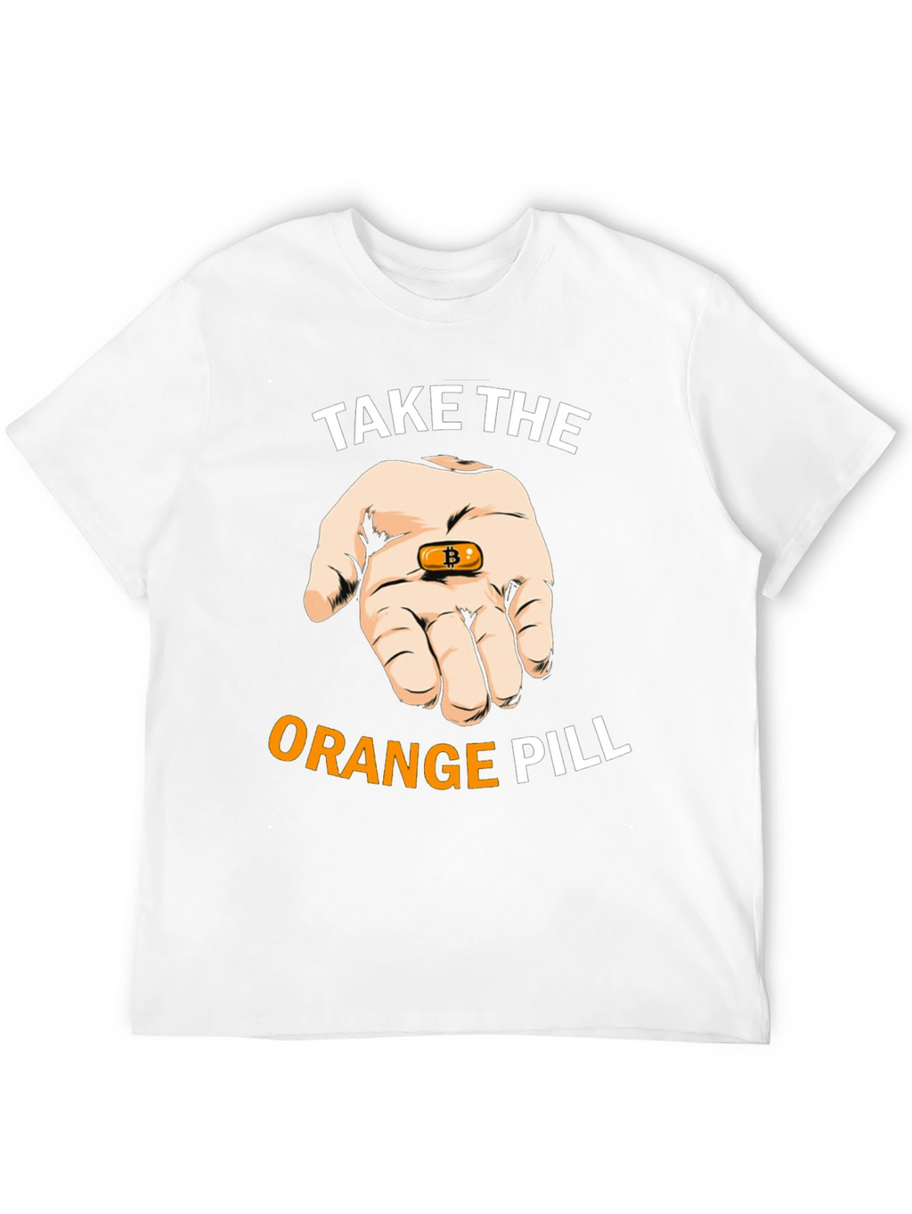 Bitcoin T-Shirt: Take the Orange Pill Crypto Tee