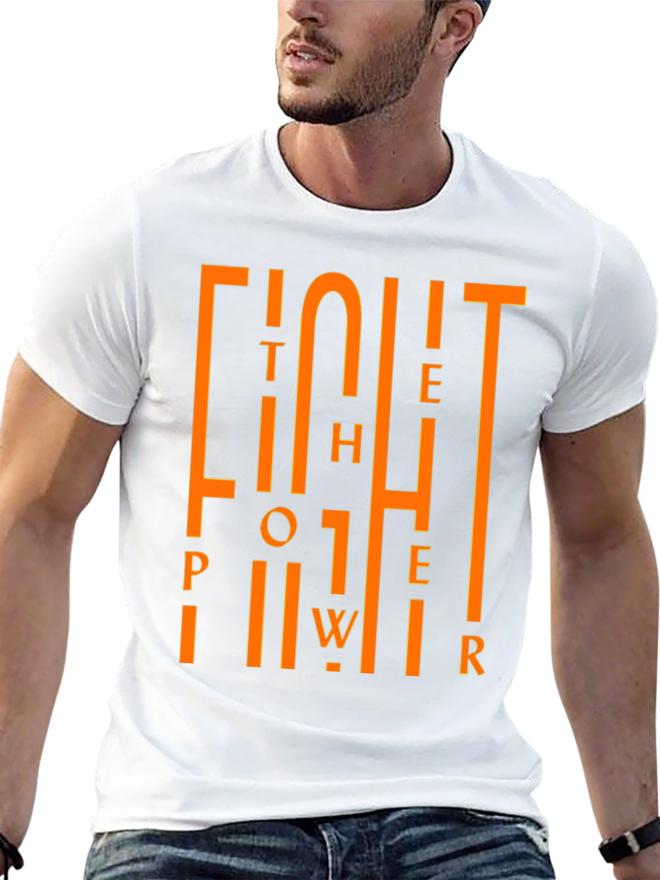 Fight the Power Graphic Black Tee