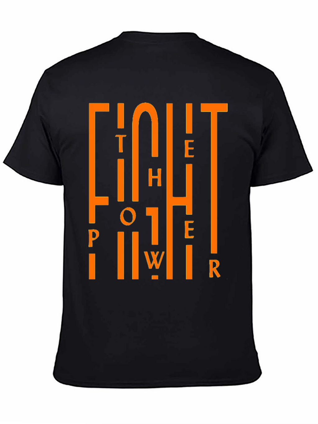 Fight the Power Graphic Black Tee