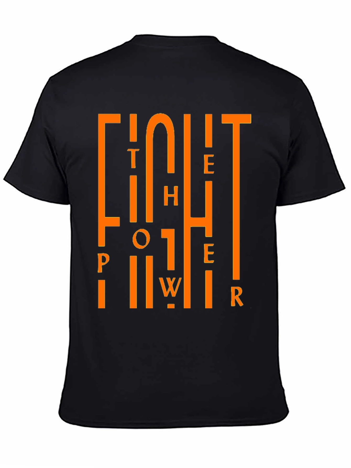 Fight the Power Graphic Black Tee