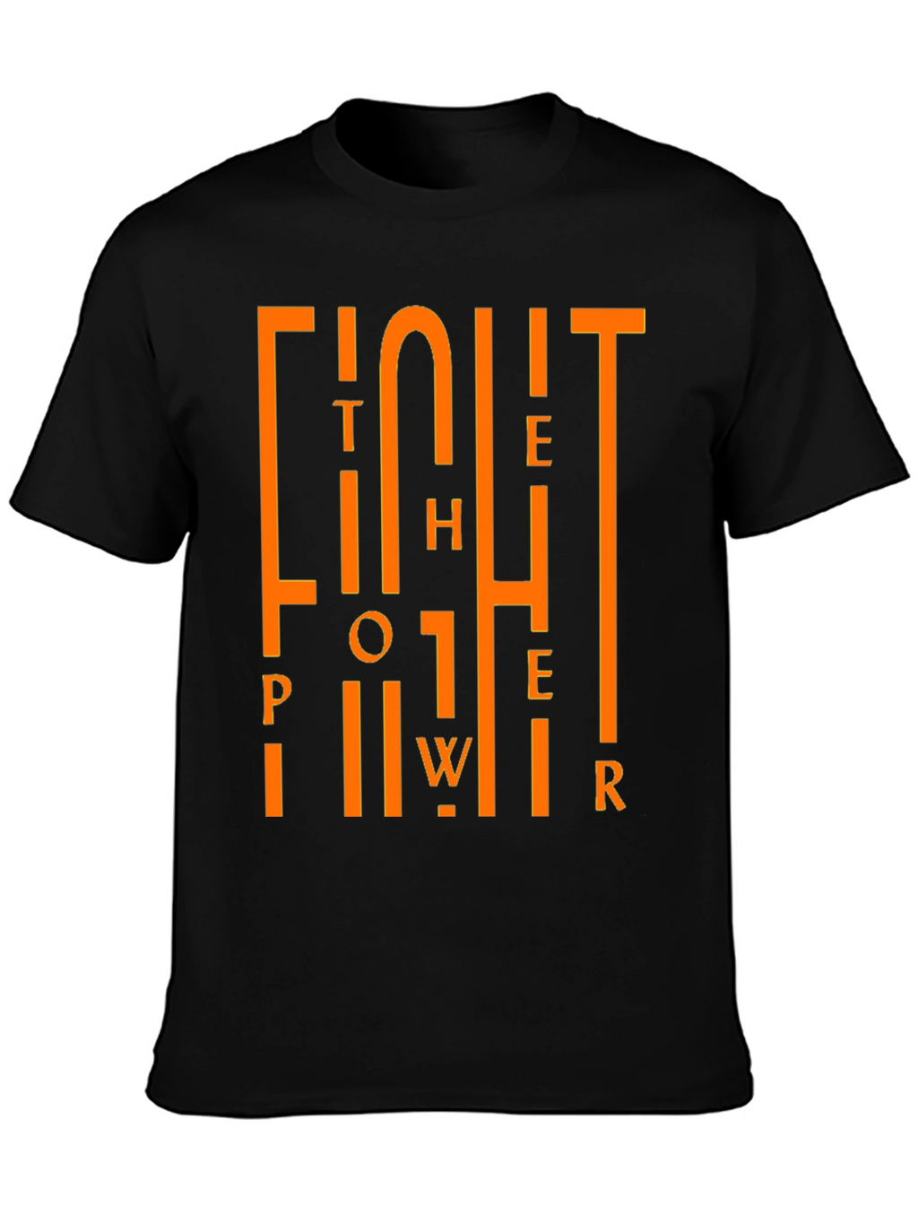 Fight the Power Graphic Black Tee