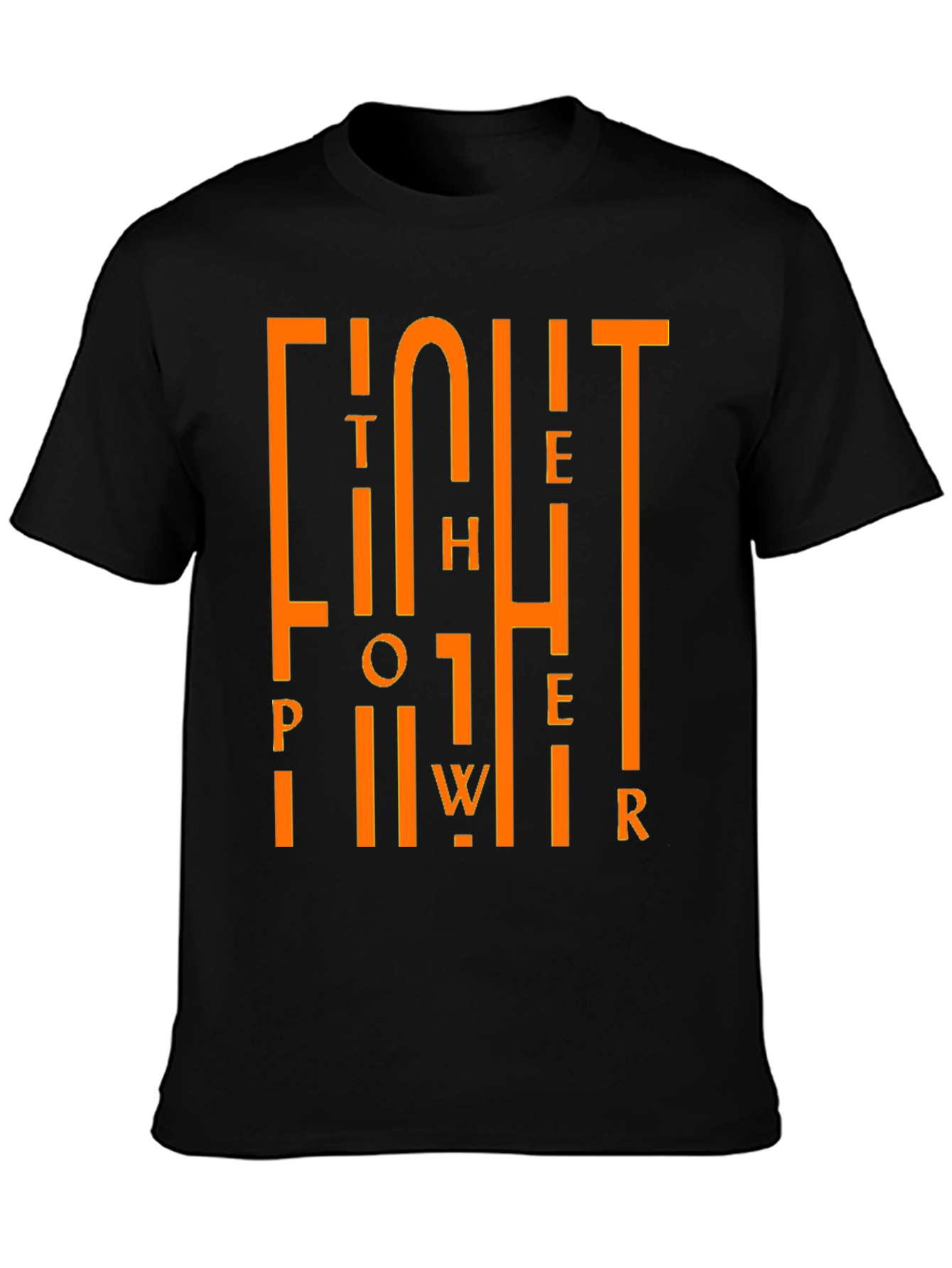 Fight the Power Graphic Black Tee