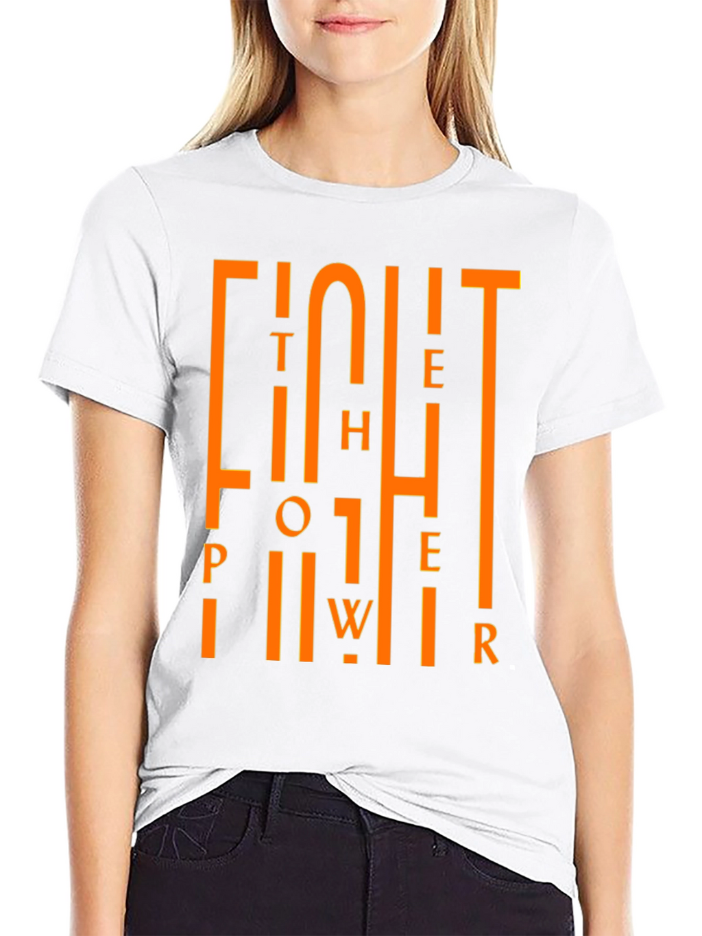 Fight the Power Graphic Black Tee