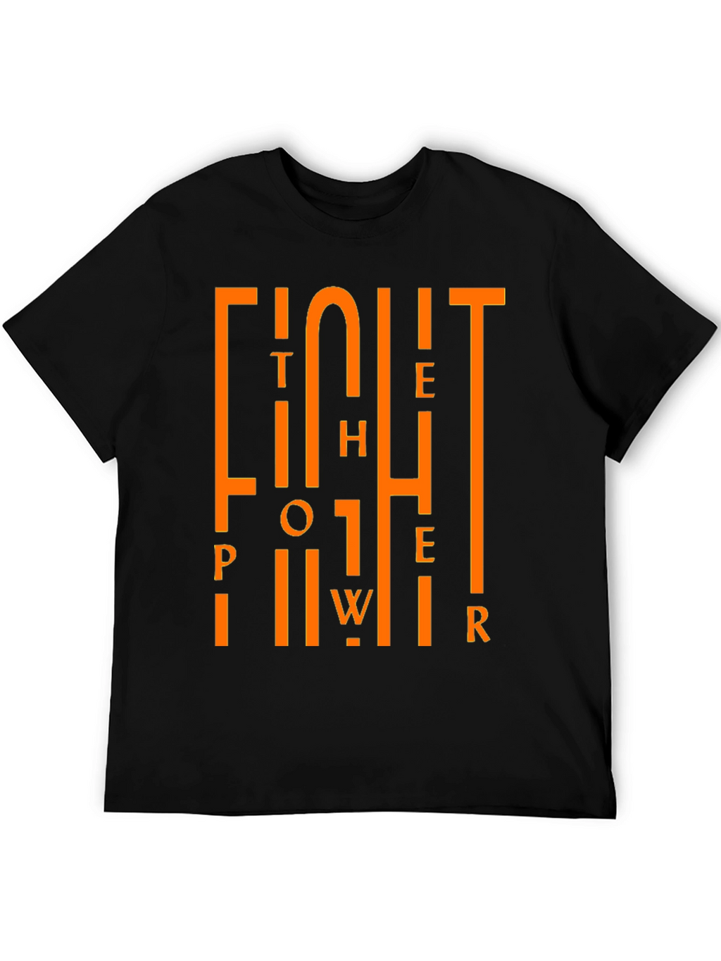 Fight the Power Graphic Black Tee