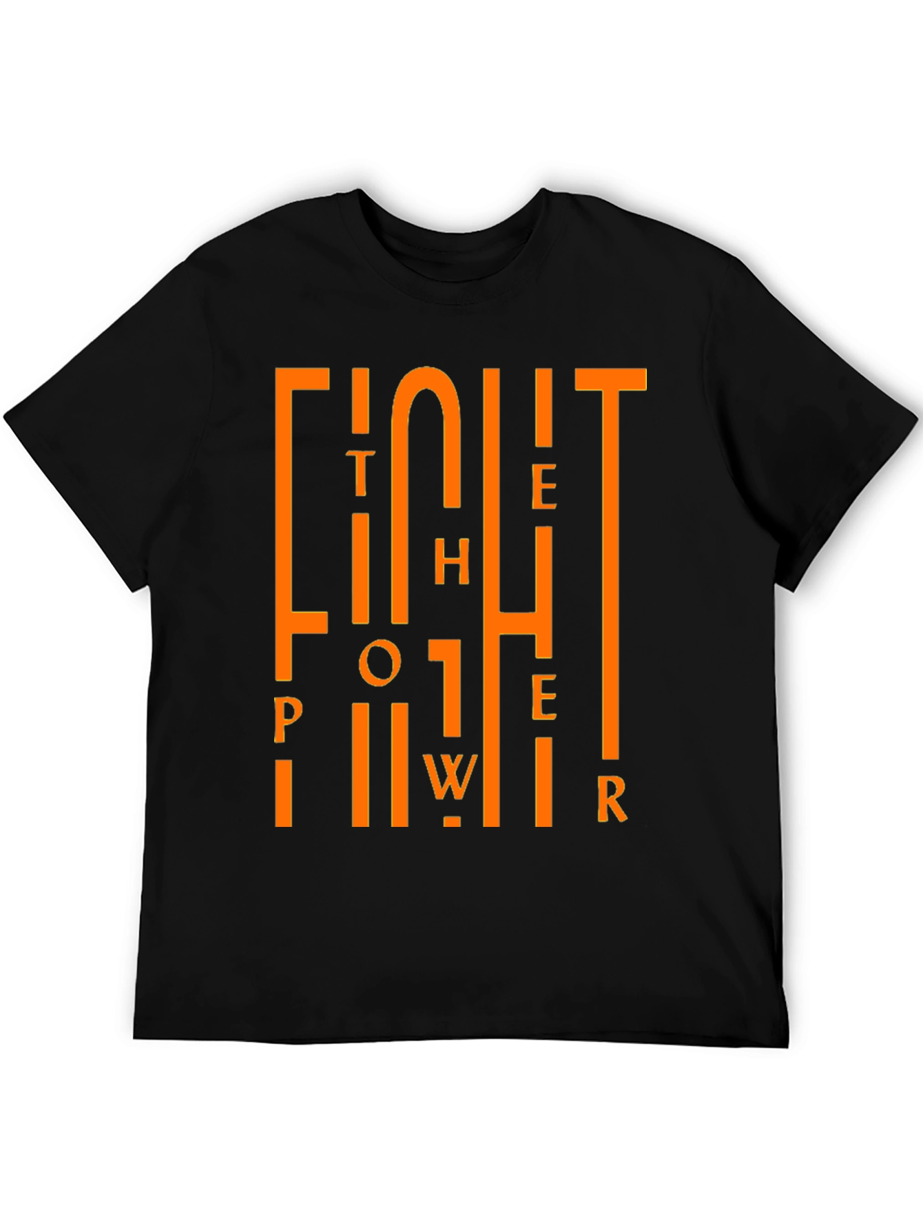 Fight the Power Graphic Black Tee