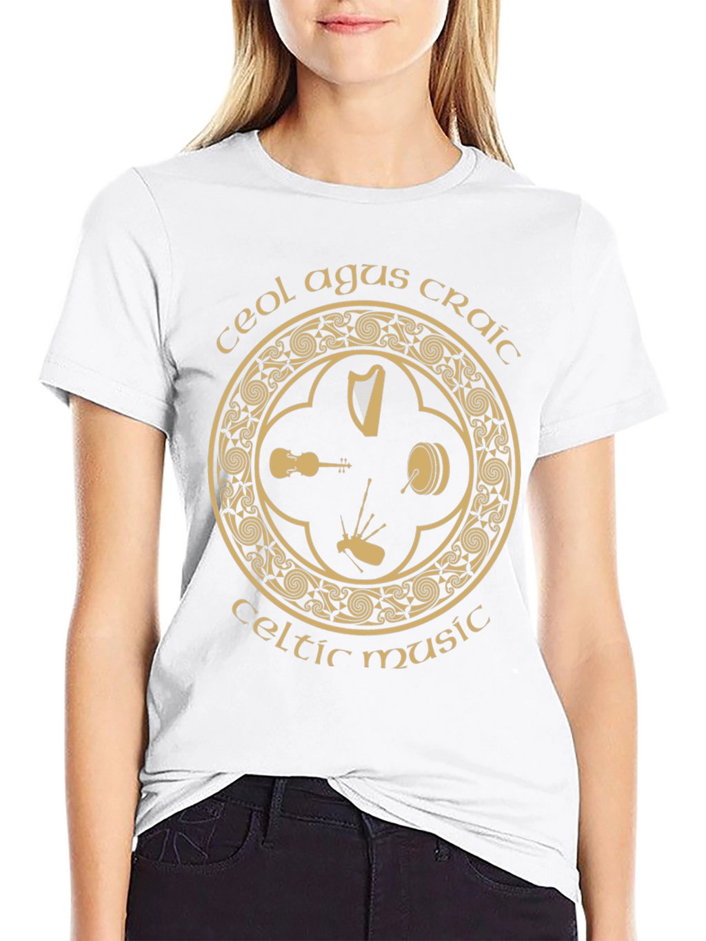 Ceol Agus Craic Celtic Music T-Shirt