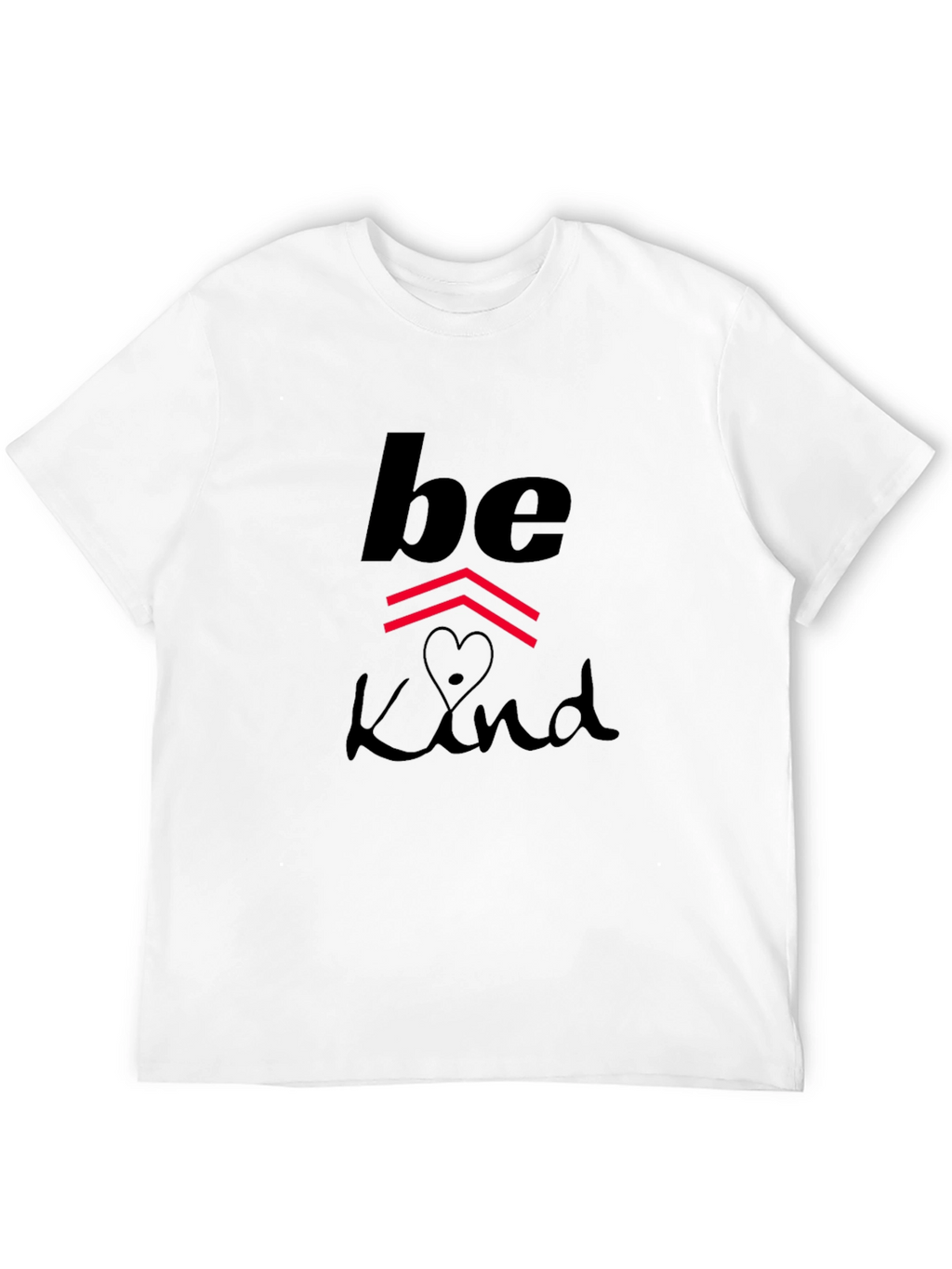 Be Kind Graphic Print Black T-Shirt
