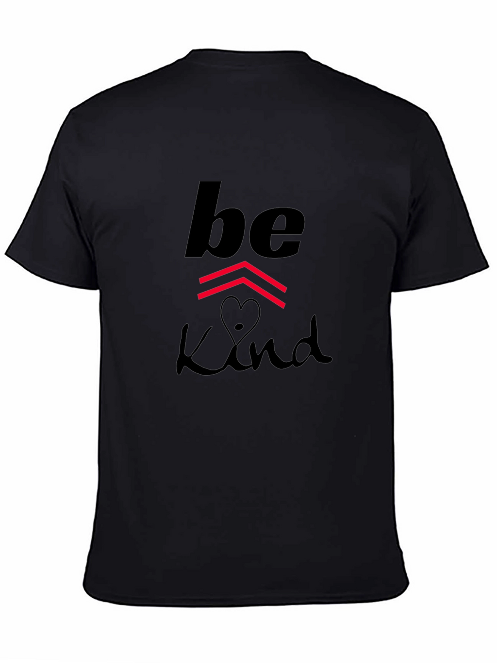 Be Kind Graphic Print Black T-Shirt