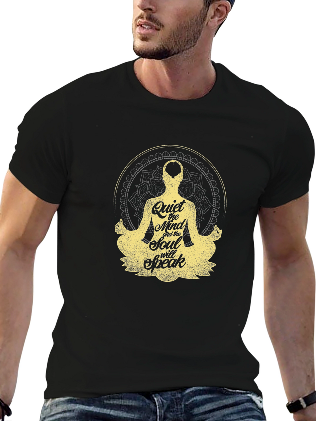 Quiet Mind Soul Speak T-Shirt - Meditative Design