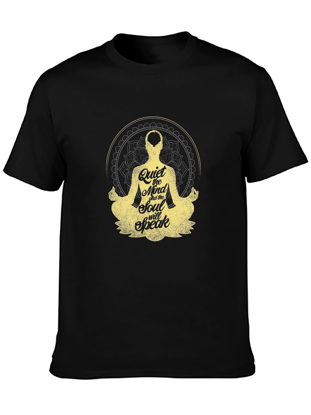 Quiet Mind Soul Speak T-Shirt - Meditative Design