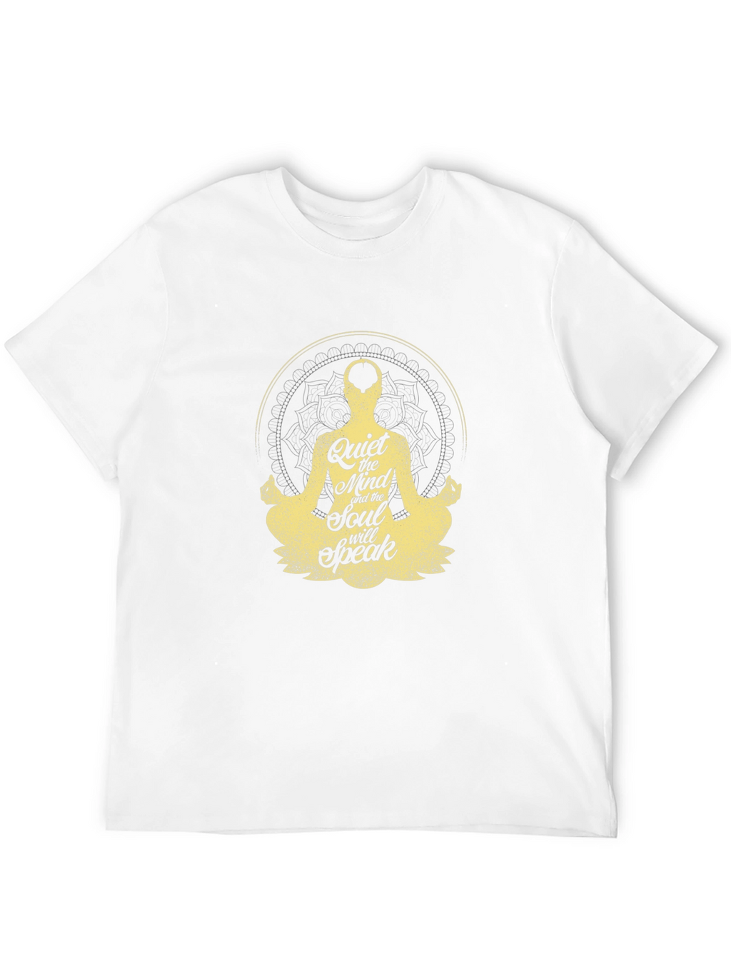 Quiet Mind Soul Speak T-Shirt - Meditative Design