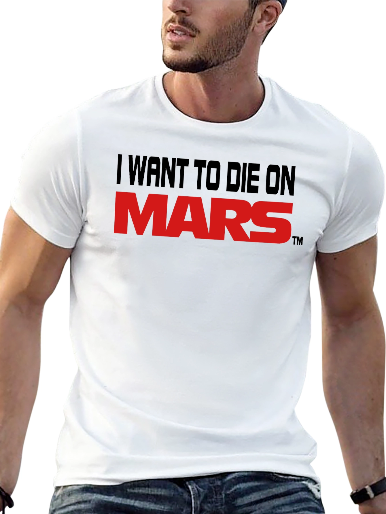 I Want To Die On Mars Graphic Tee
