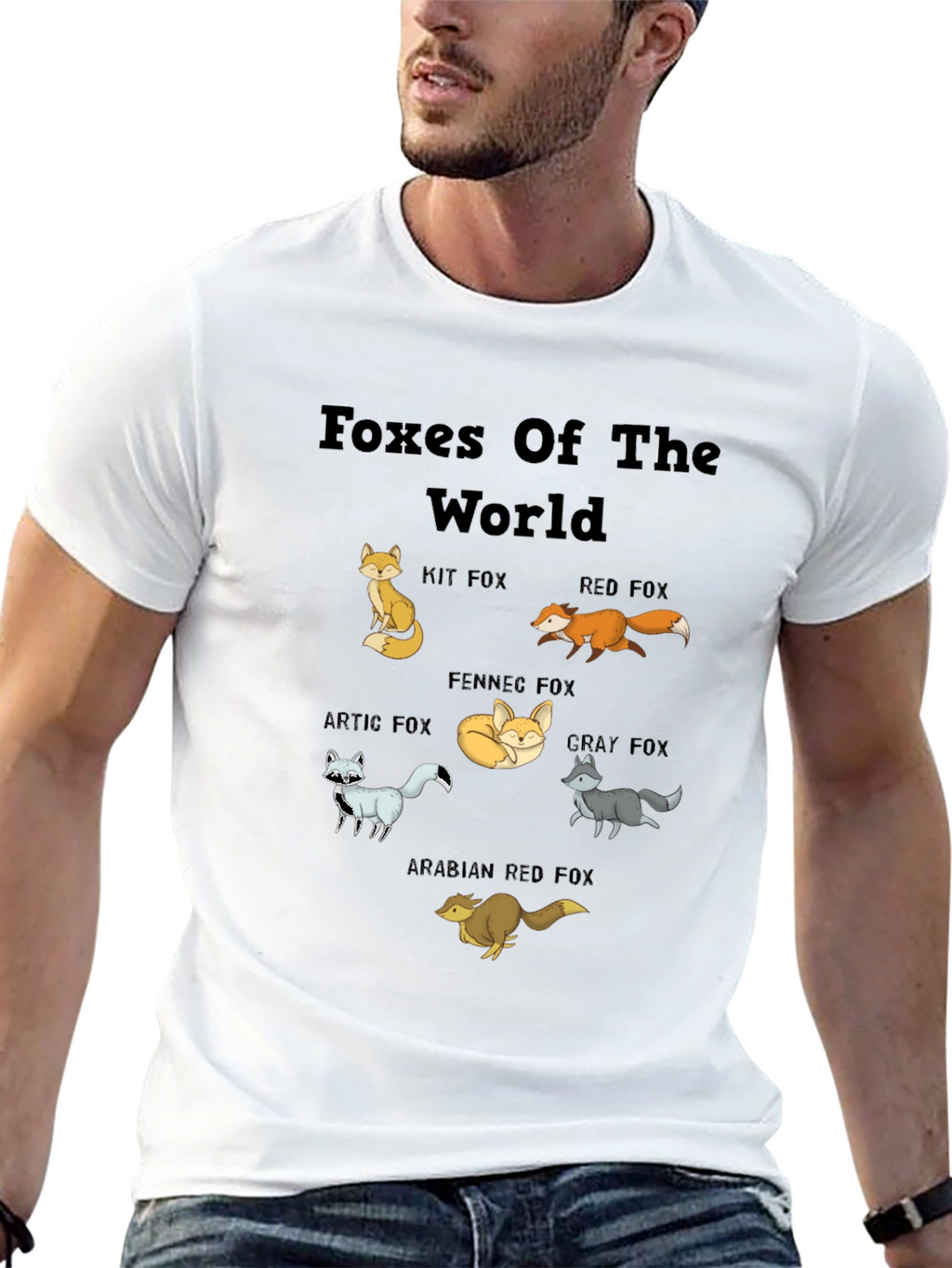 Foxes of the World T-Shirt