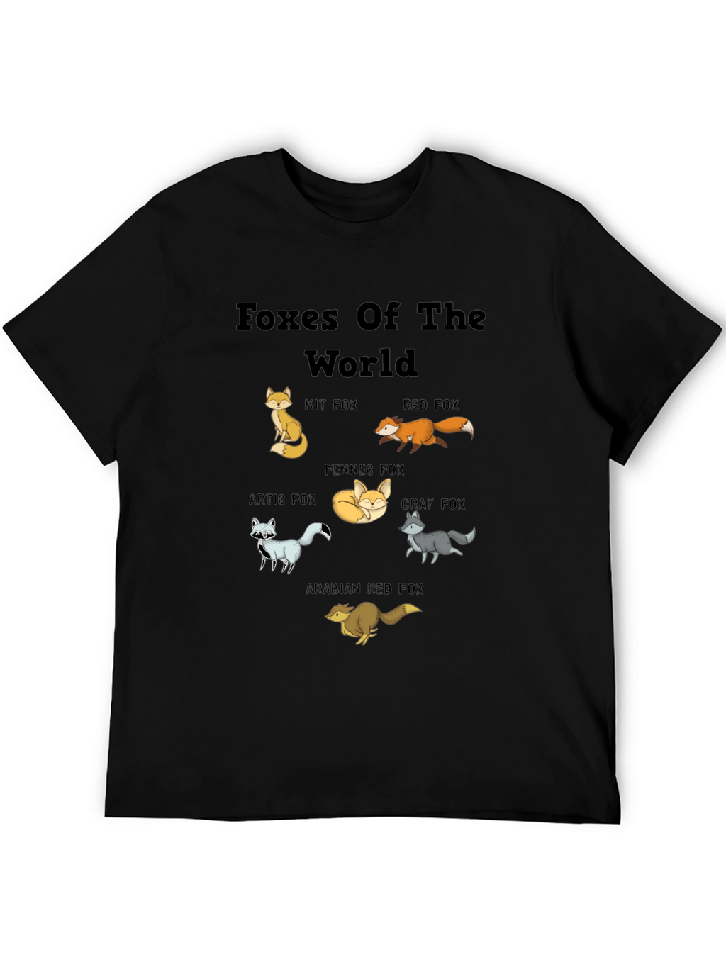 Foxes of the World T-Shirt