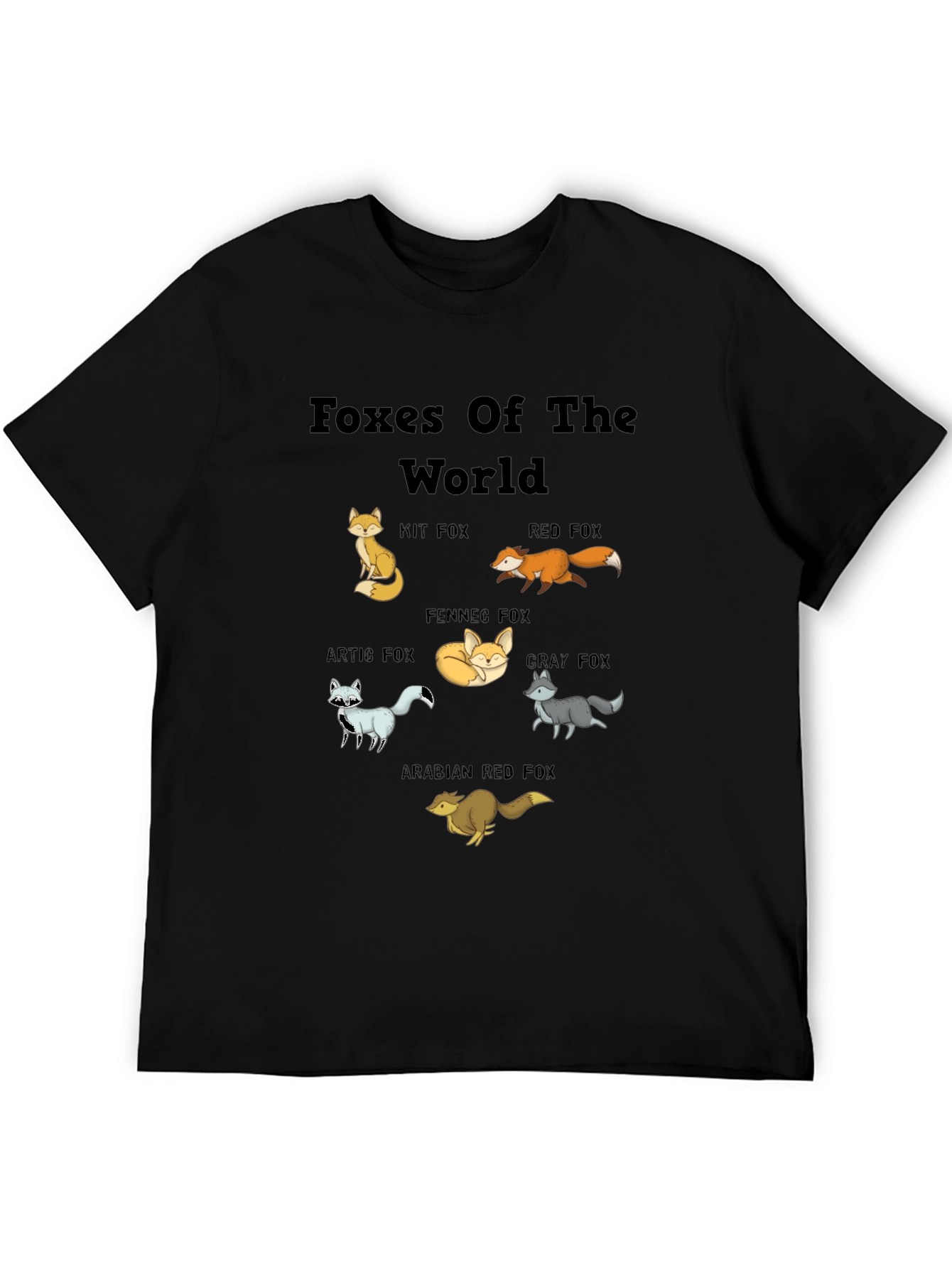 Foxes of the World T-Shirt
