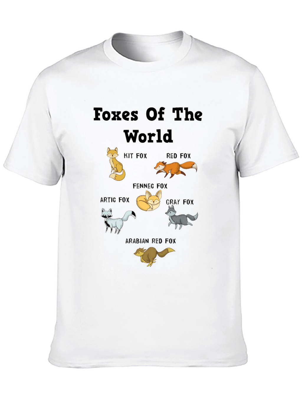 Foxes of the World T-Shirt