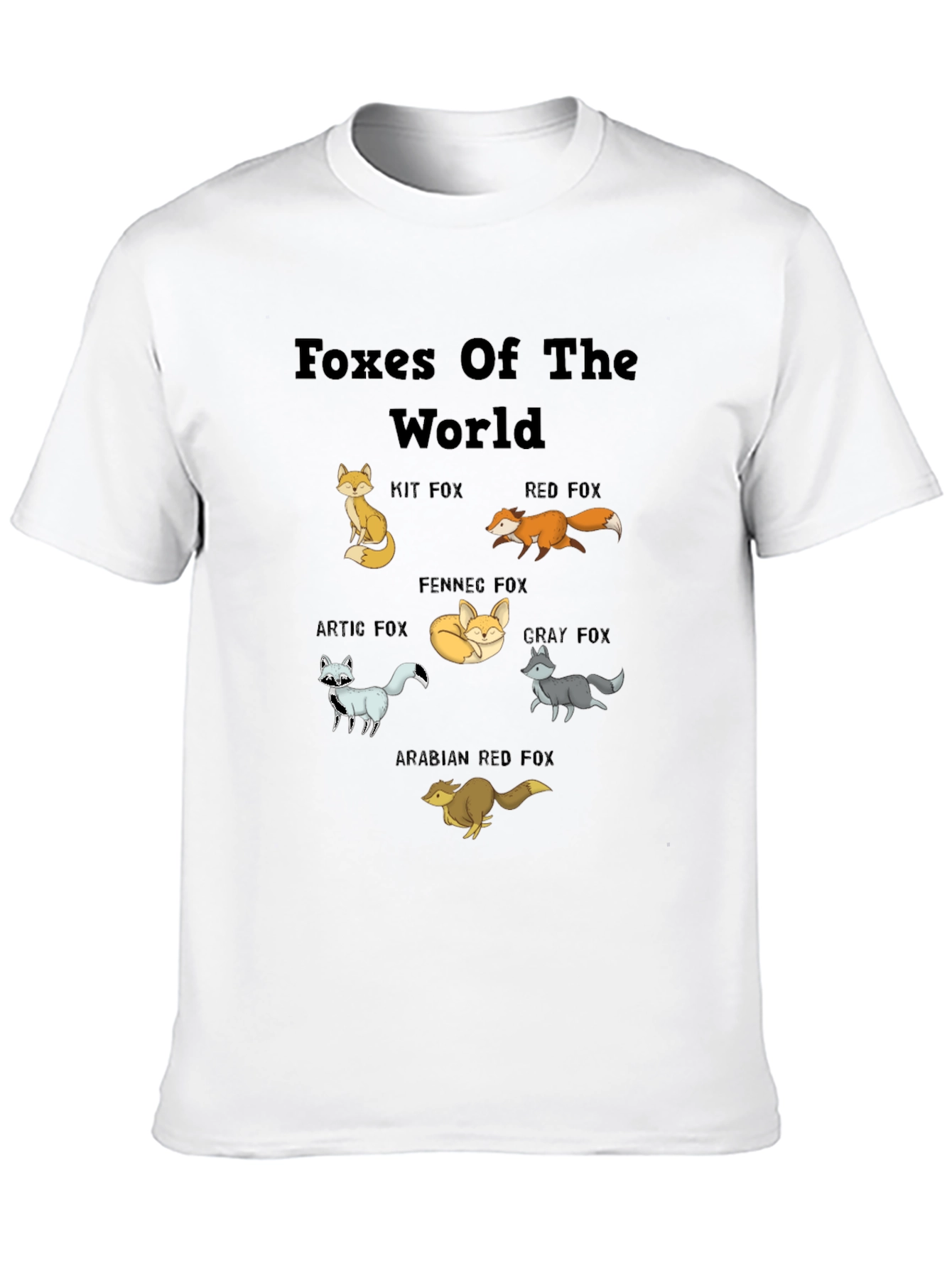 Foxes of the World T-Shirt
