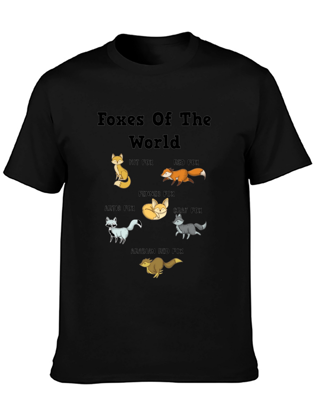 Foxes of the World T-Shirt