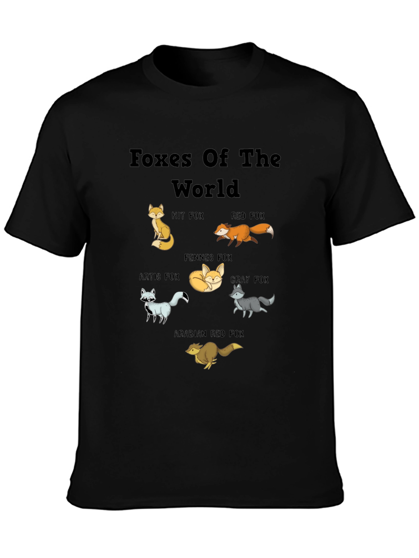 Foxes of the World T-Shirt