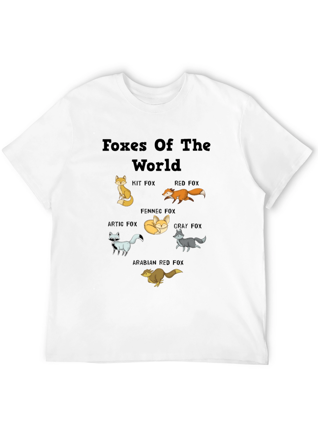 Foxes of the World T-Shirt