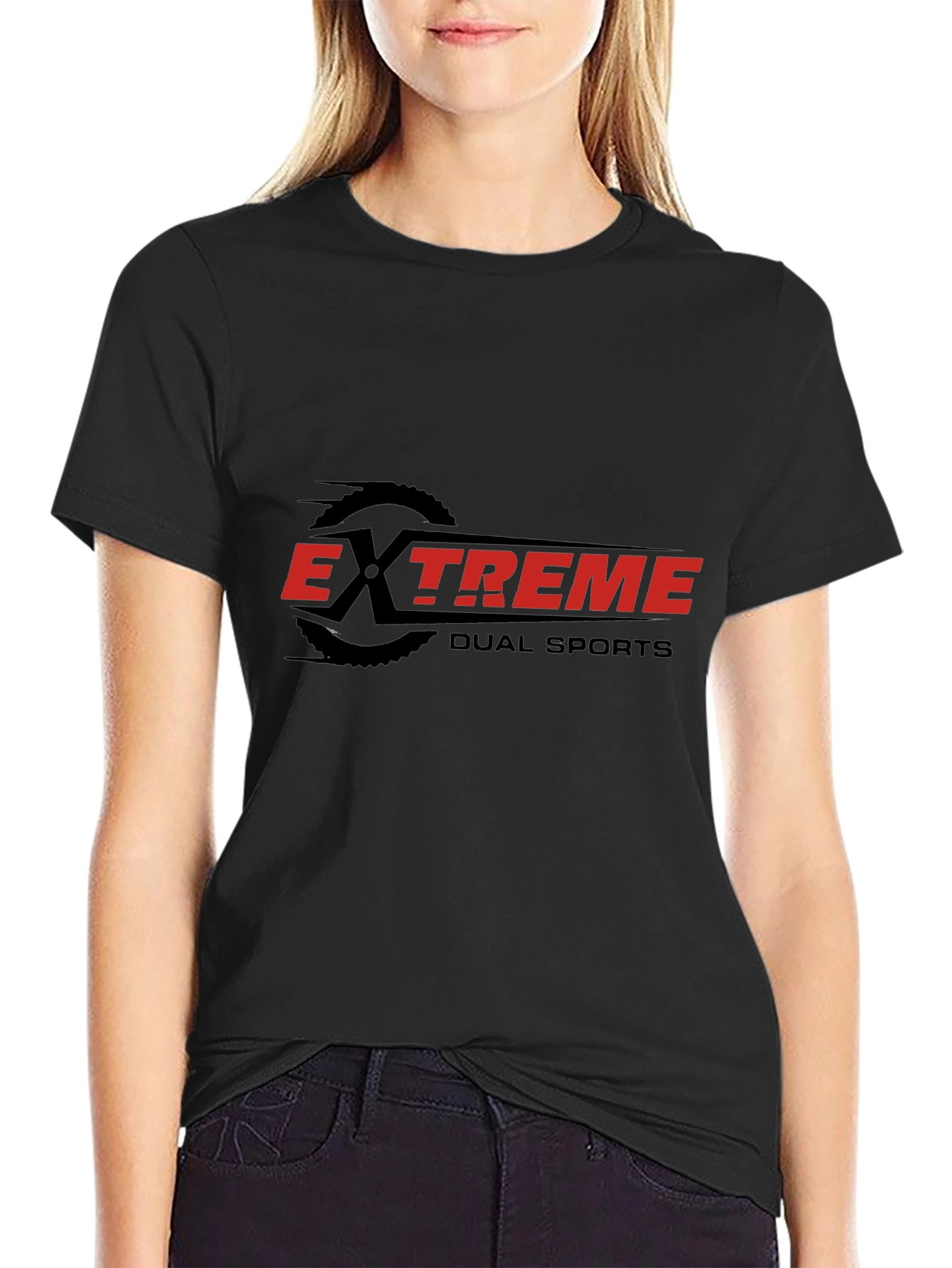 Extreme Dual Sports Graphic Tee - Black
