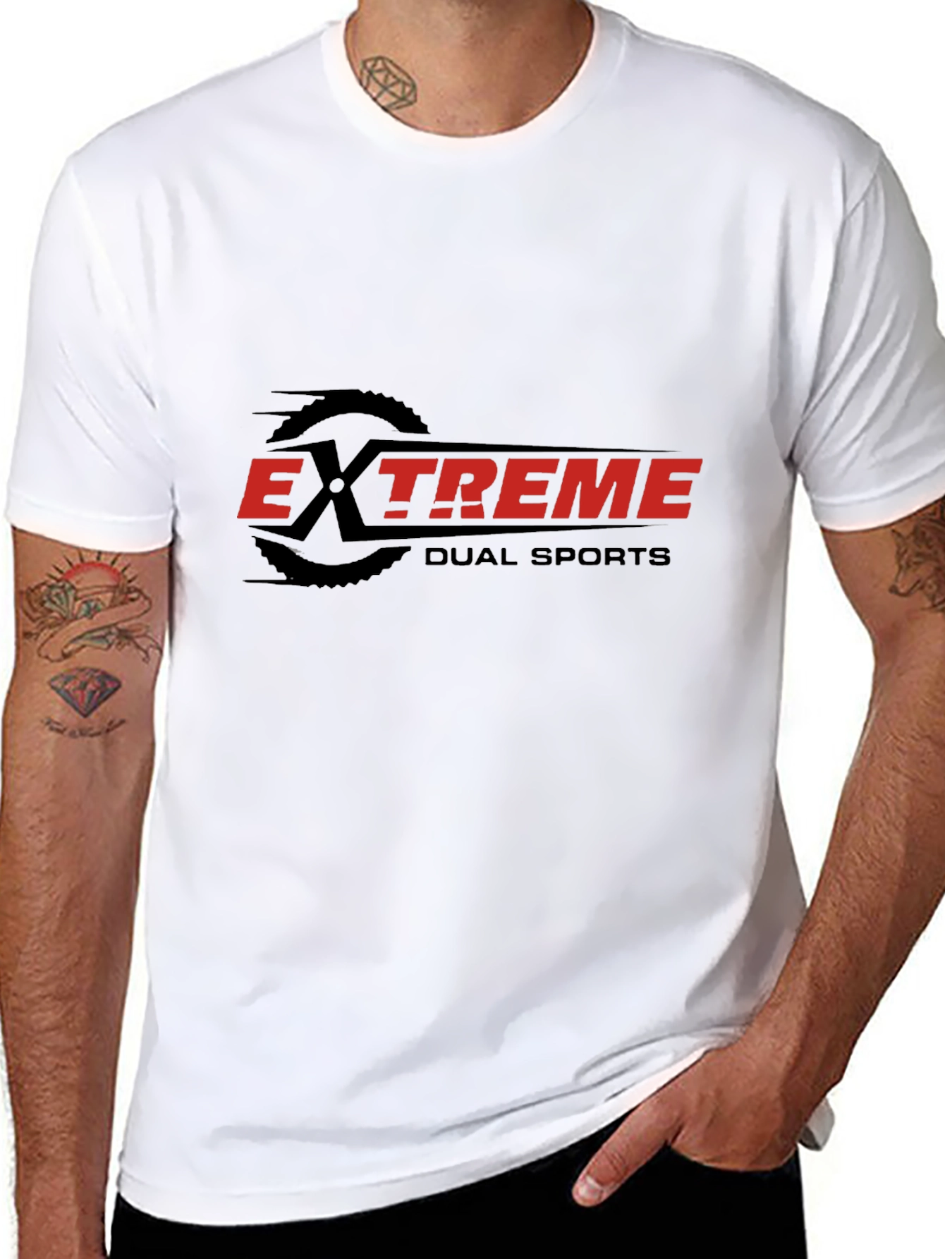 Extreme Dual Sports Graphic Tee - Black