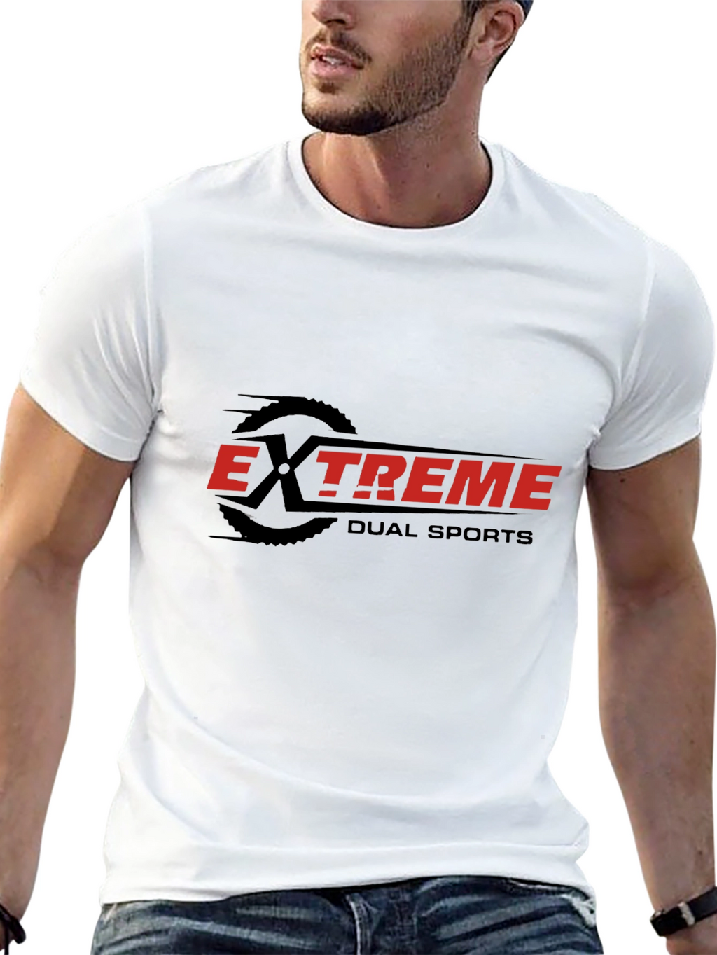 Extreme Dual Sports Graphic Tee - Black