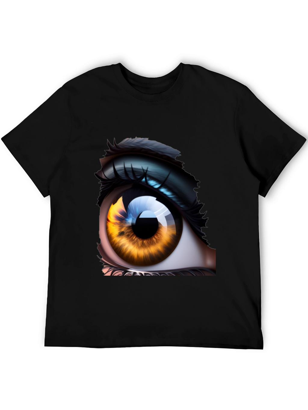 Eye Graphic Tee - Unique Artistic Design