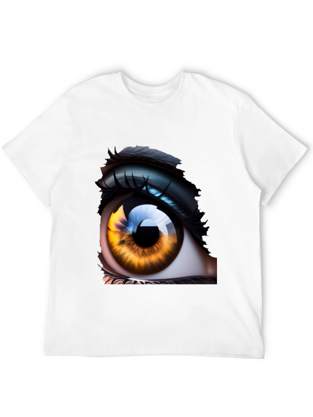 Eye Graphic Tee - Unique Artistic Design