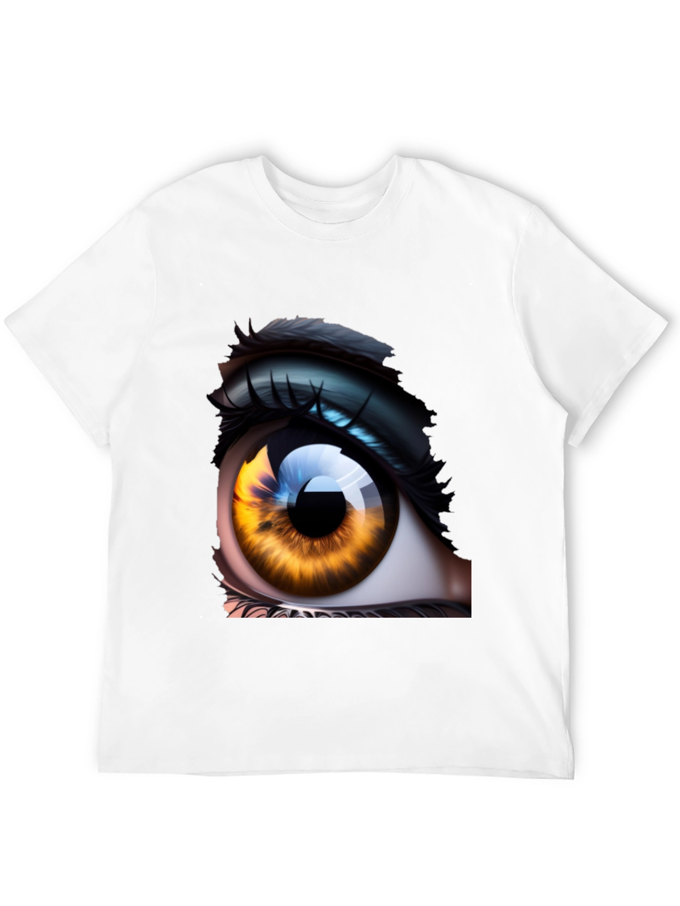 Eye Graphic Tee - Unique Artistic Design