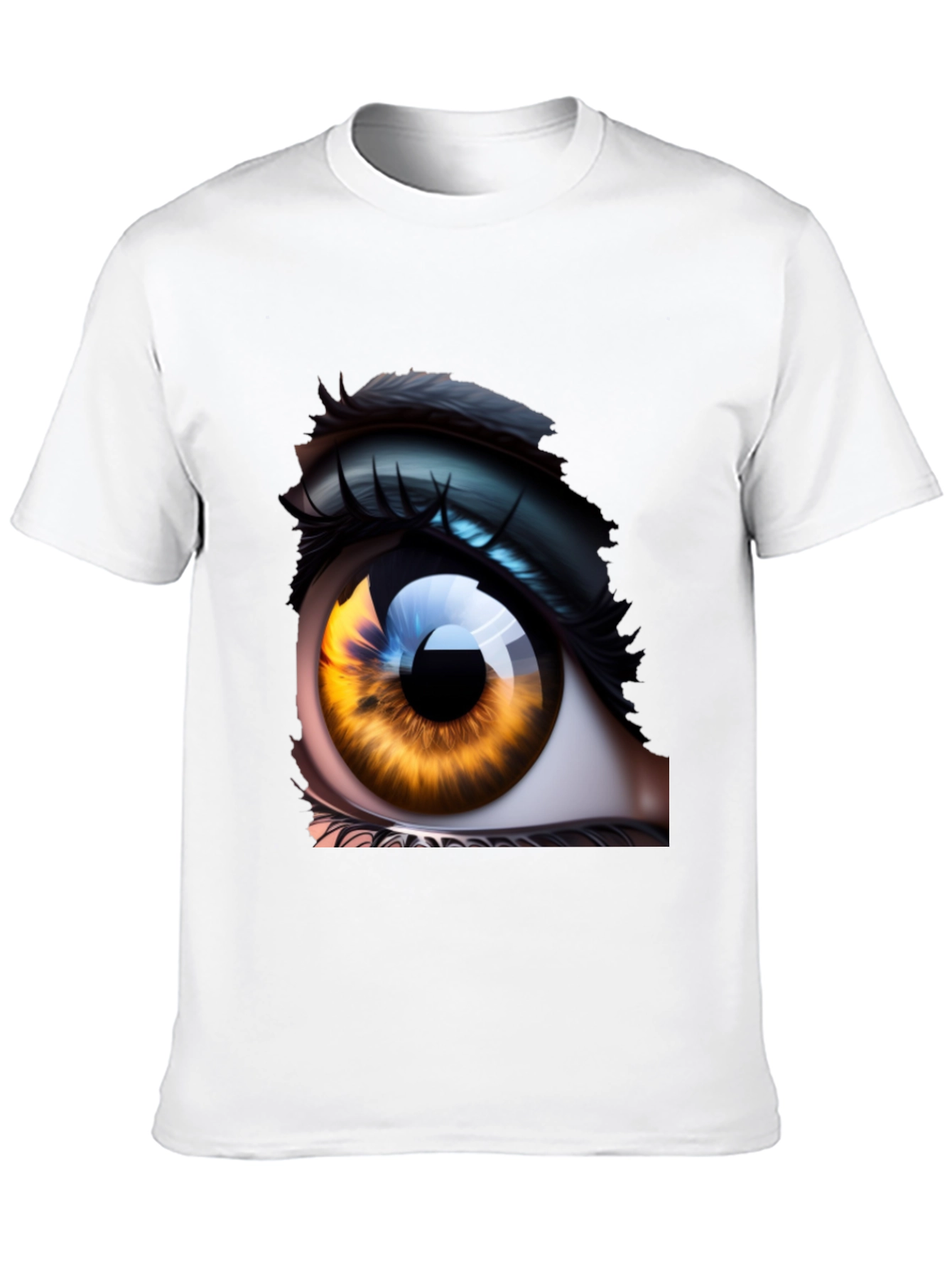 Eye Graphic Tee - Unique Artistic Design