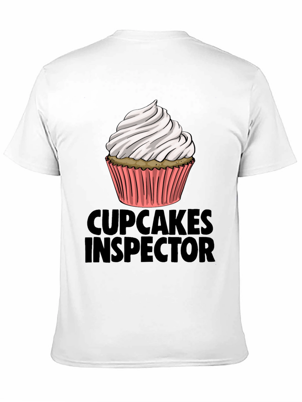 Cupcakes Inspector Funny Graphic T-Shirt
