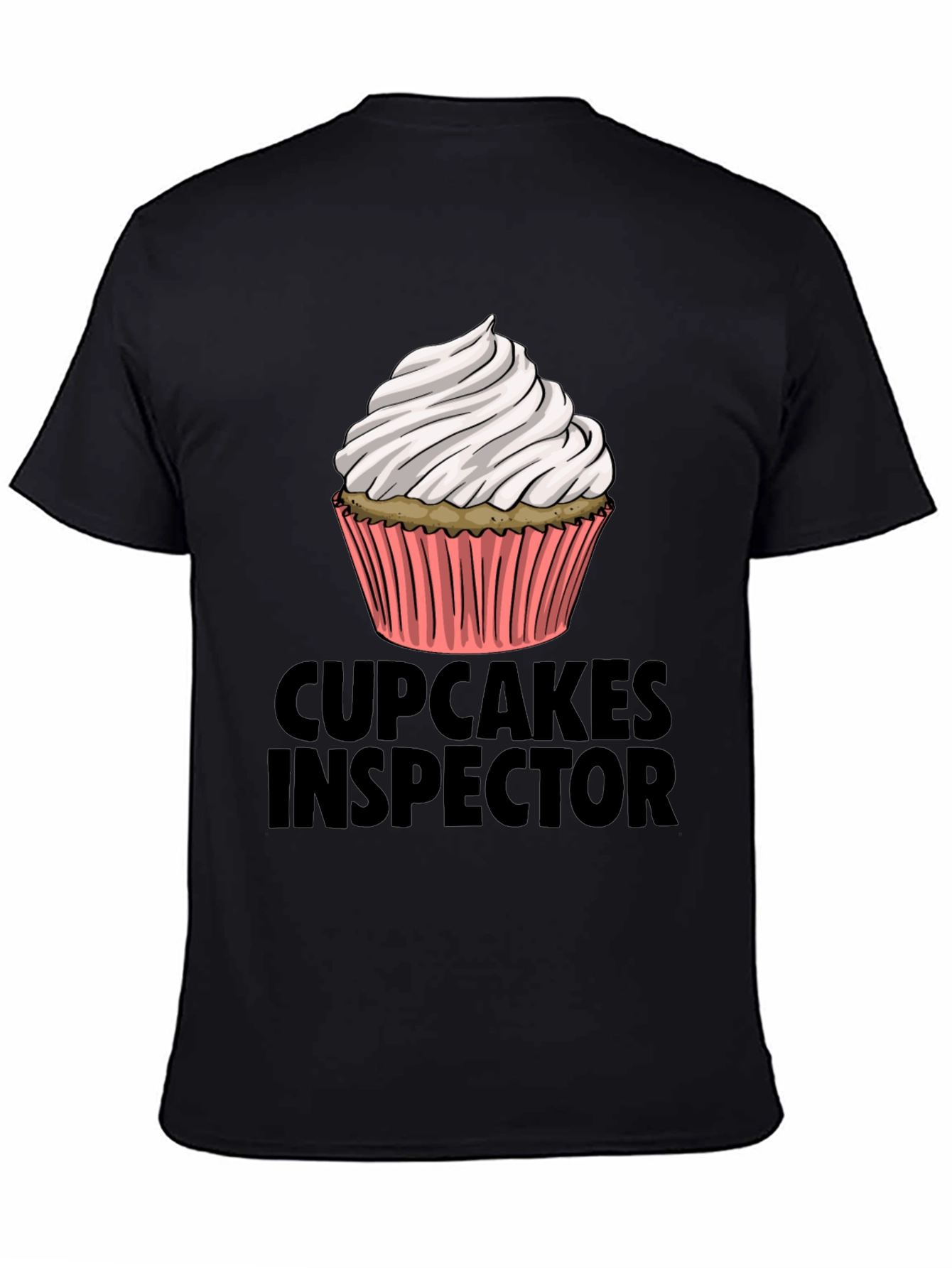 Cupcakes Inspector Funny Graphic T-Shirt