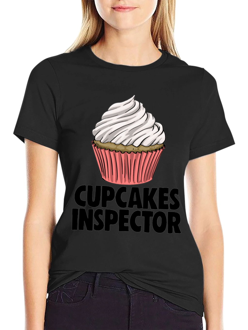 Cupcakes Inspector Funny Graphic T-Shirt