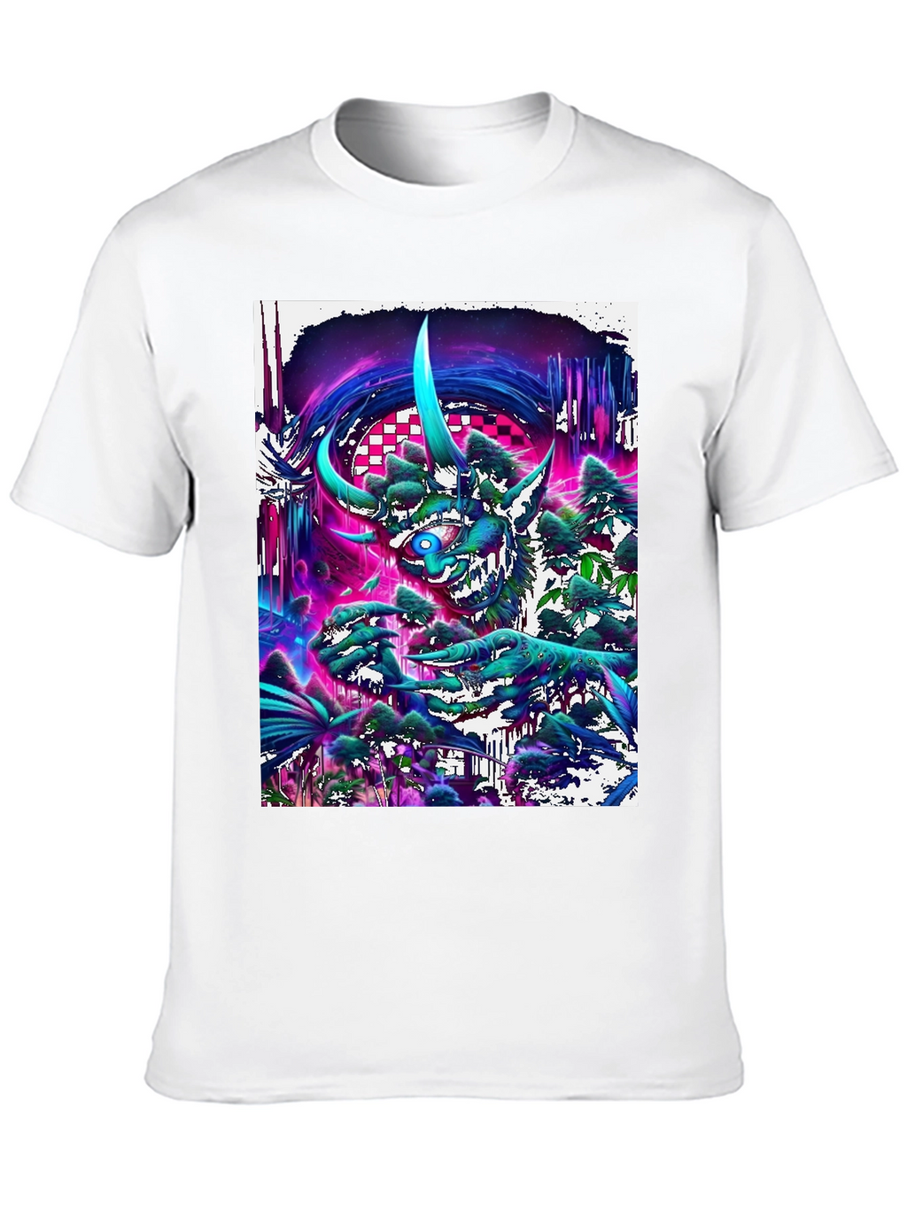 Psychedelic Forest Creature Graphic Tee