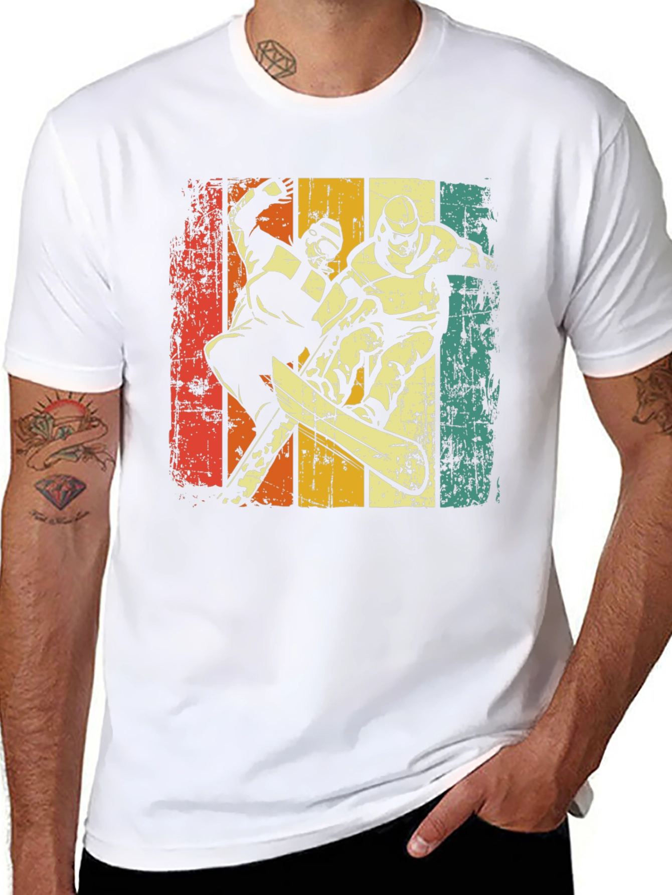 Retro Snowboarder Graphic Tee