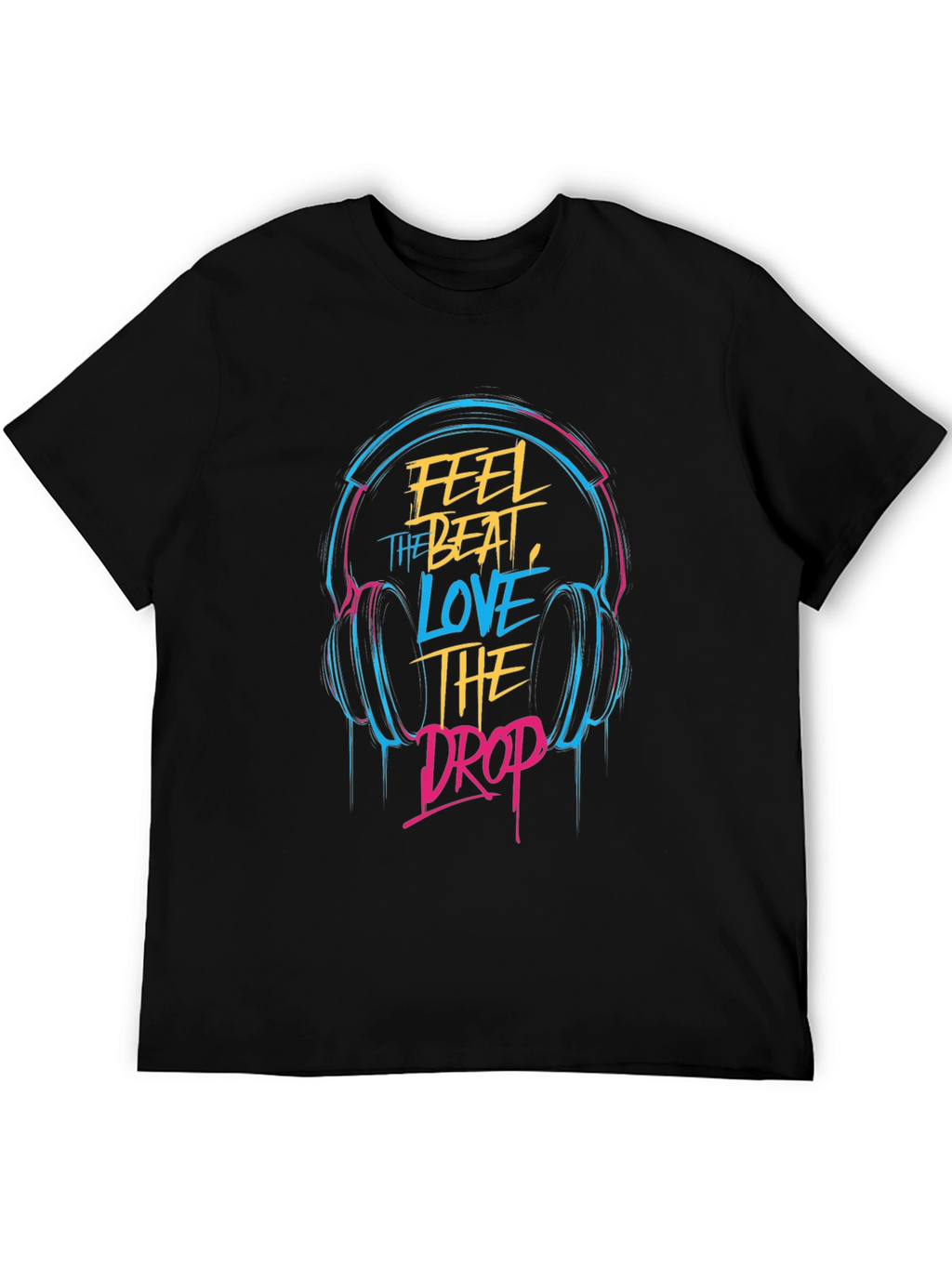 Feel the Beat T-Shirt - DJ Music Lover Tee