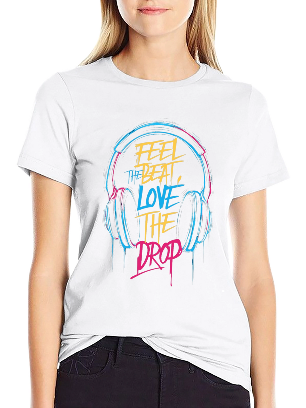 Feel the Beat T-Shirt - DJ Music Lover Tee