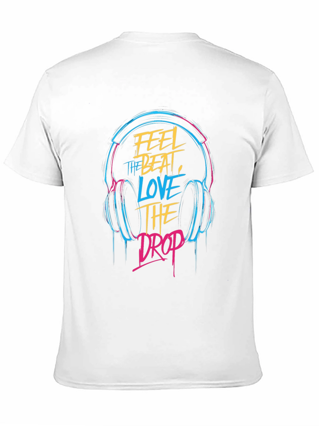 Feel the Beat T-Shirt - DJ Music Lover Tee