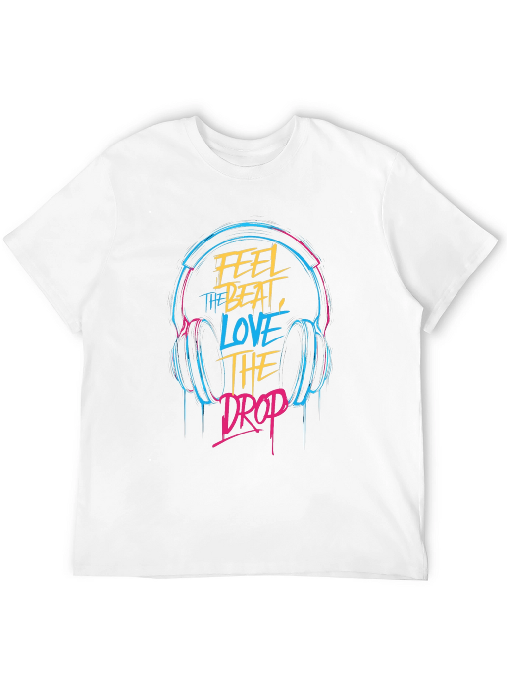 Feel the Beat T-Shirt - DJ Music Lover Tee