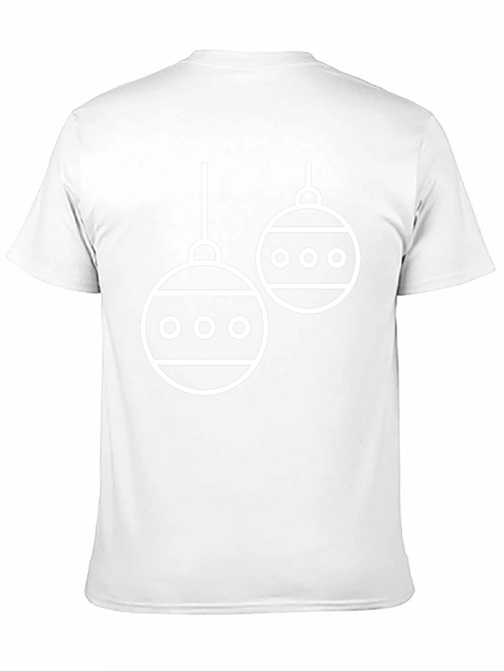 Festive Christmas Ornament T-Shirt - Black