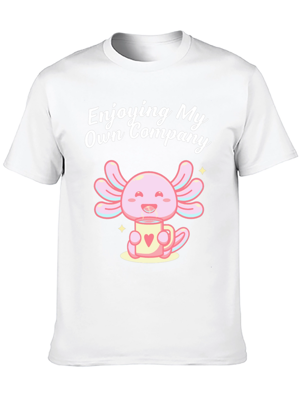 Enjoying My Own Company Axolotl T-Shirt